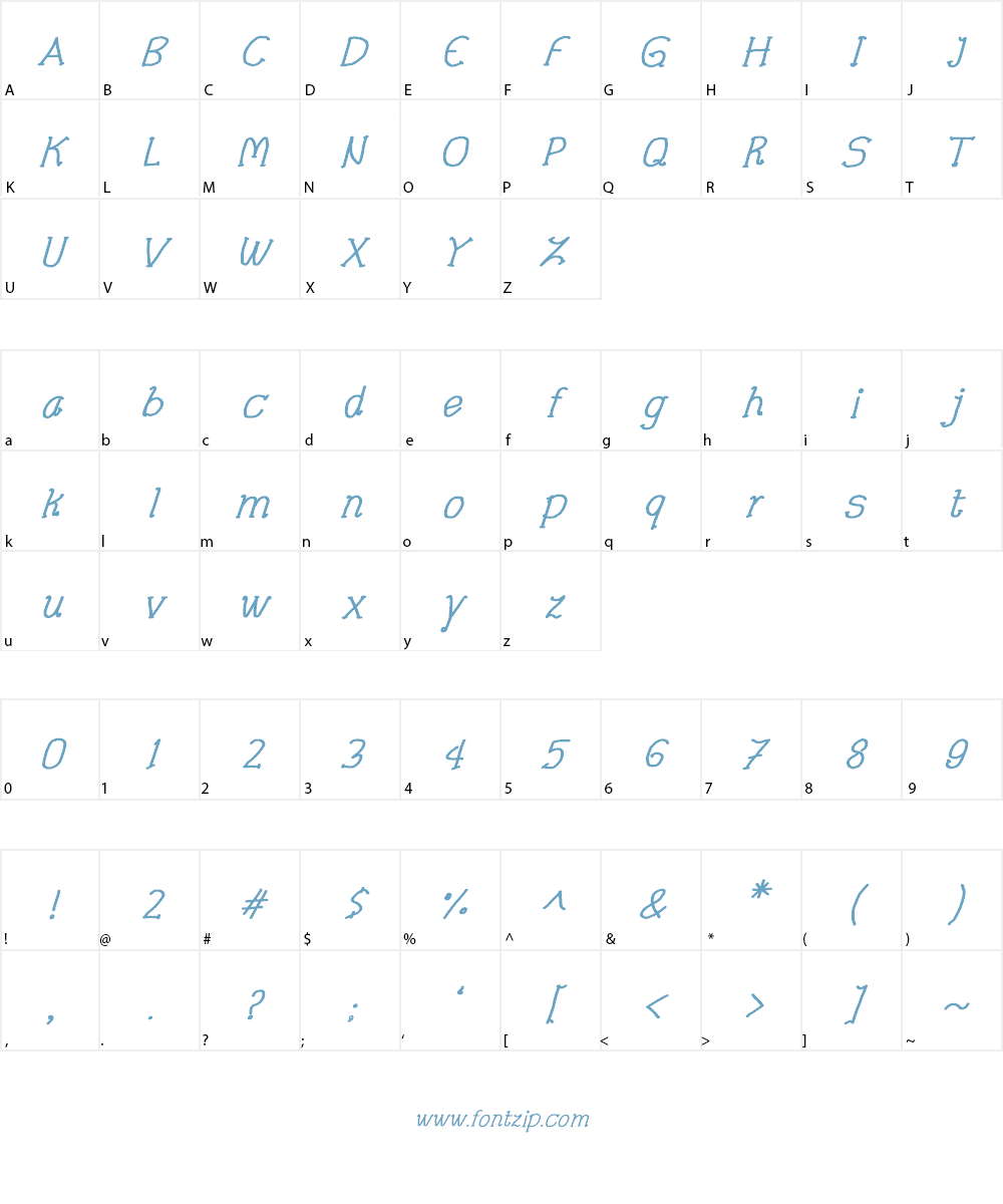CRU-Pharit-Hand-Written v2 Font Character